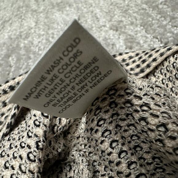 CJ Banks Sweater Womens 2X Beige Black Cowl Neck Soft Cozy New with Tags - Picture 10 of 13